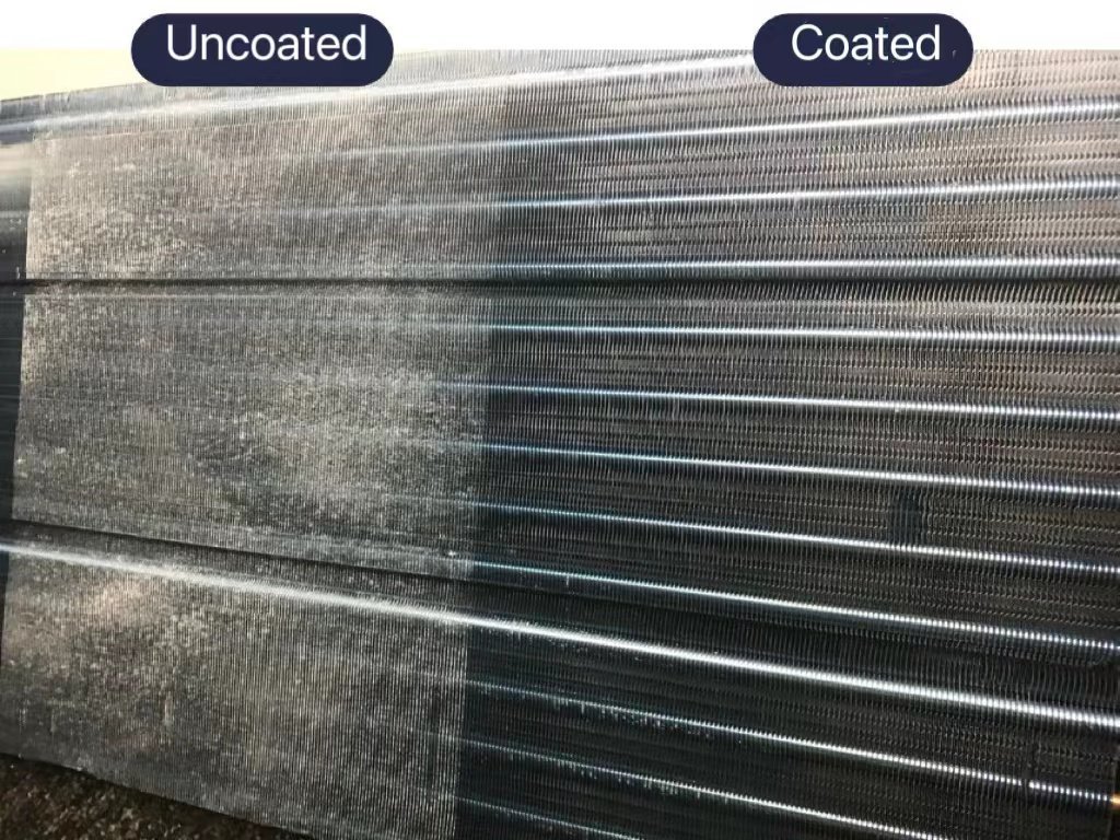 AC fin antibacterial coating comparison